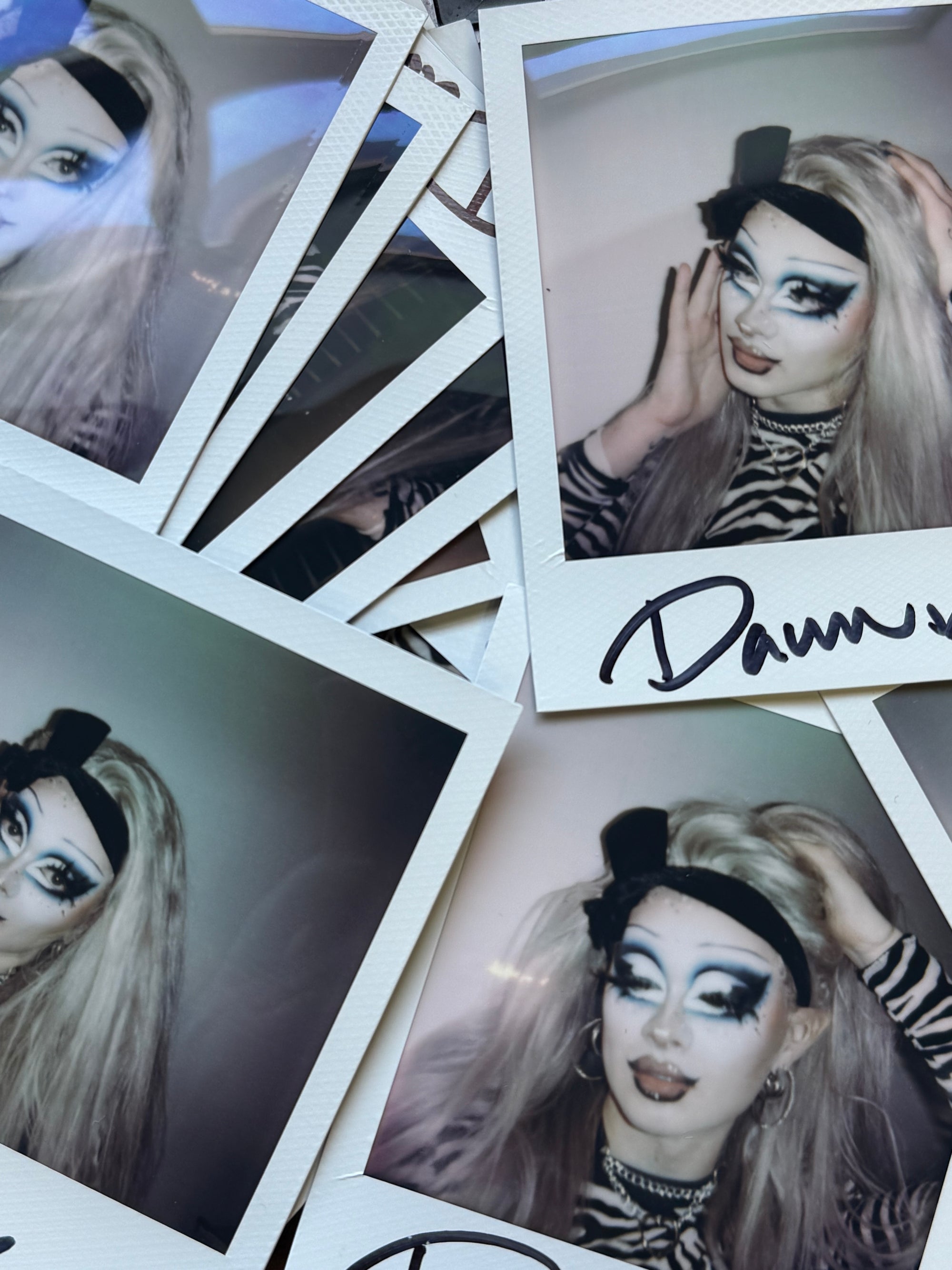 One-Of-A-Kind Signed Polaroids