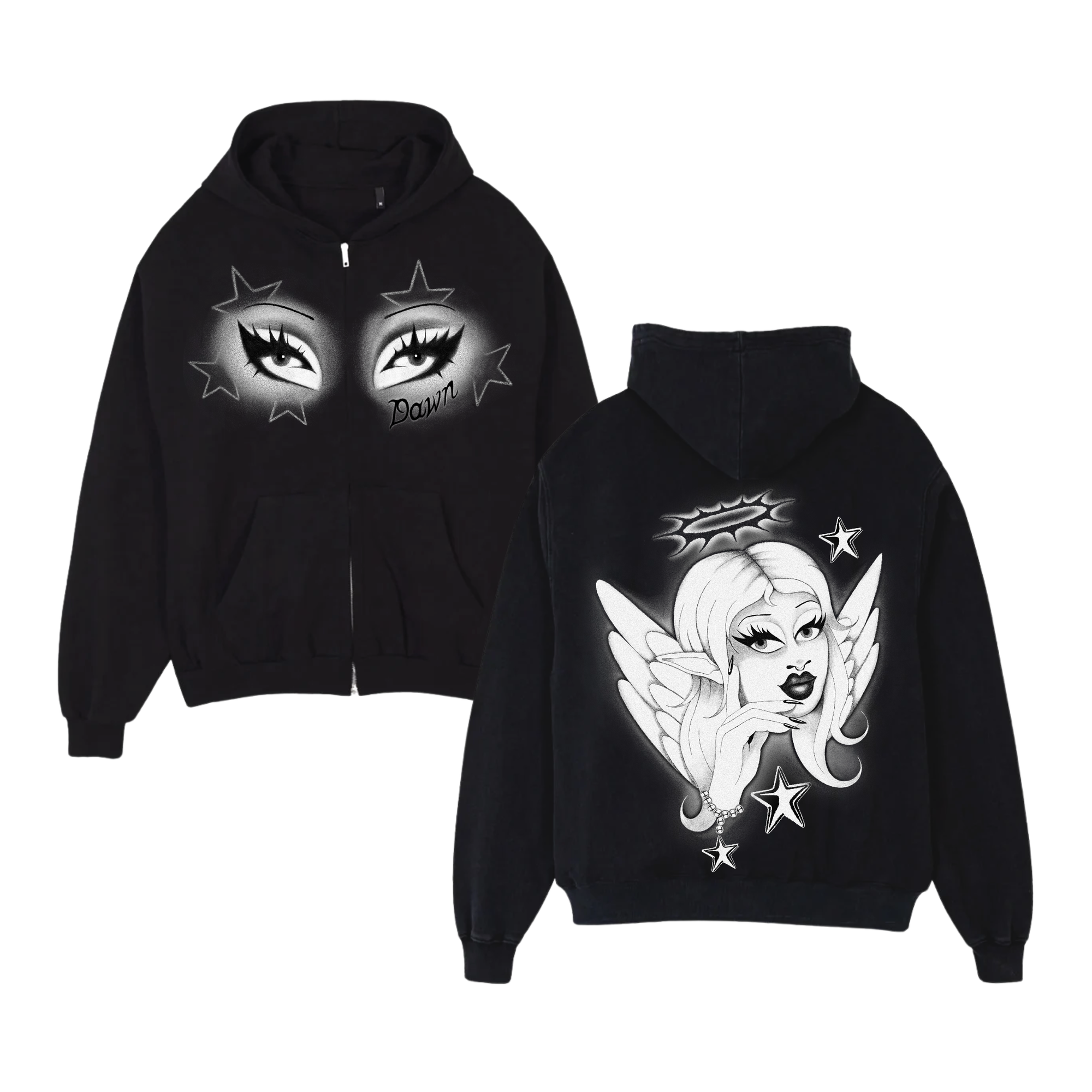 Dawn Eyes Premium Zip Hoodie