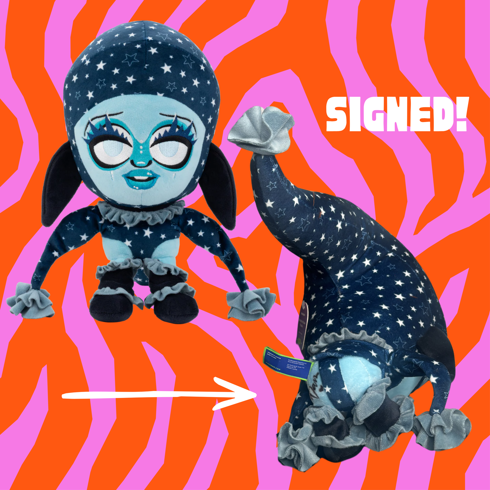 Archive Signed Sleepy Tiny Dawn Plush (RARE!)