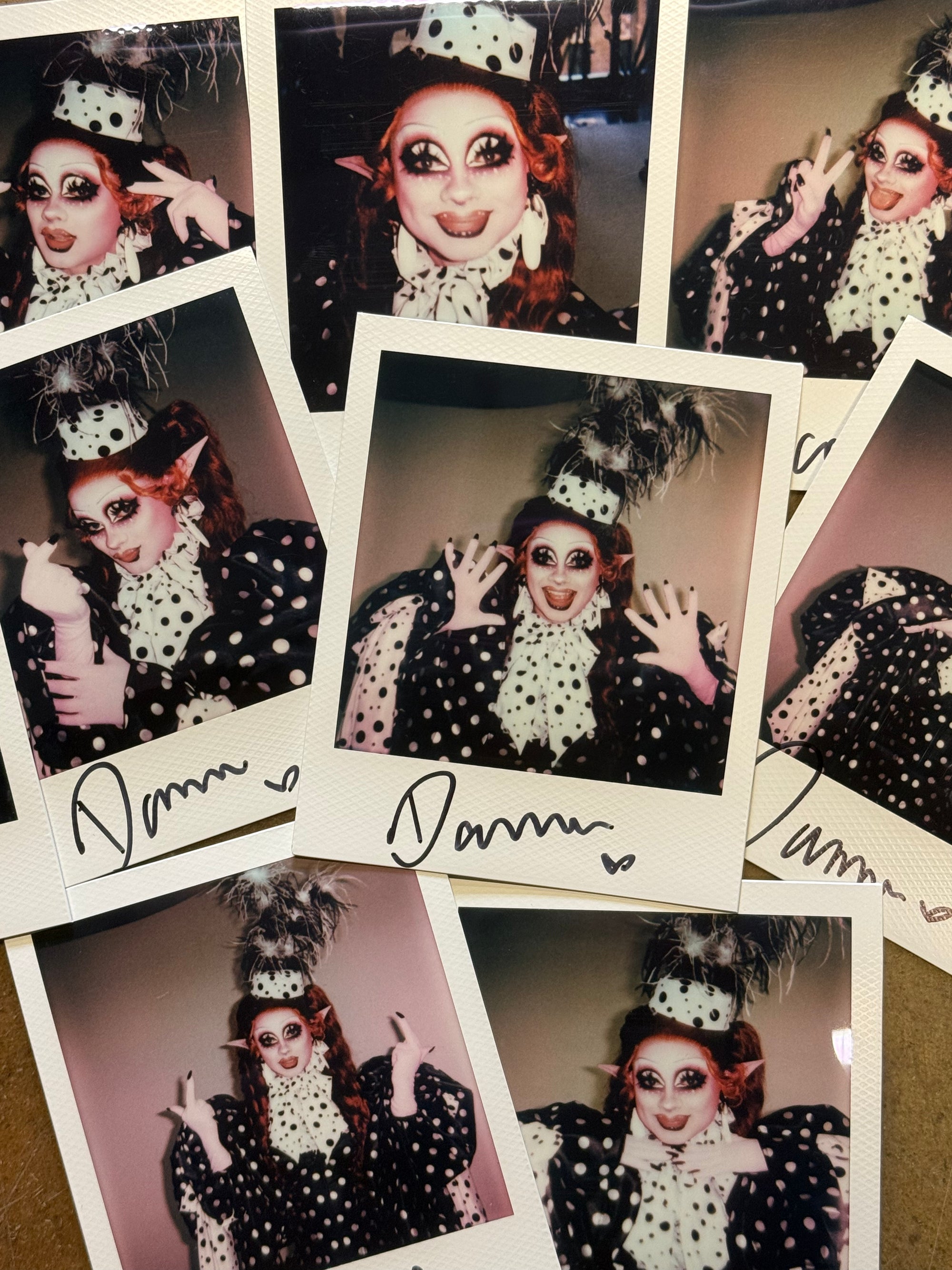Polkadots Signed Polaroids