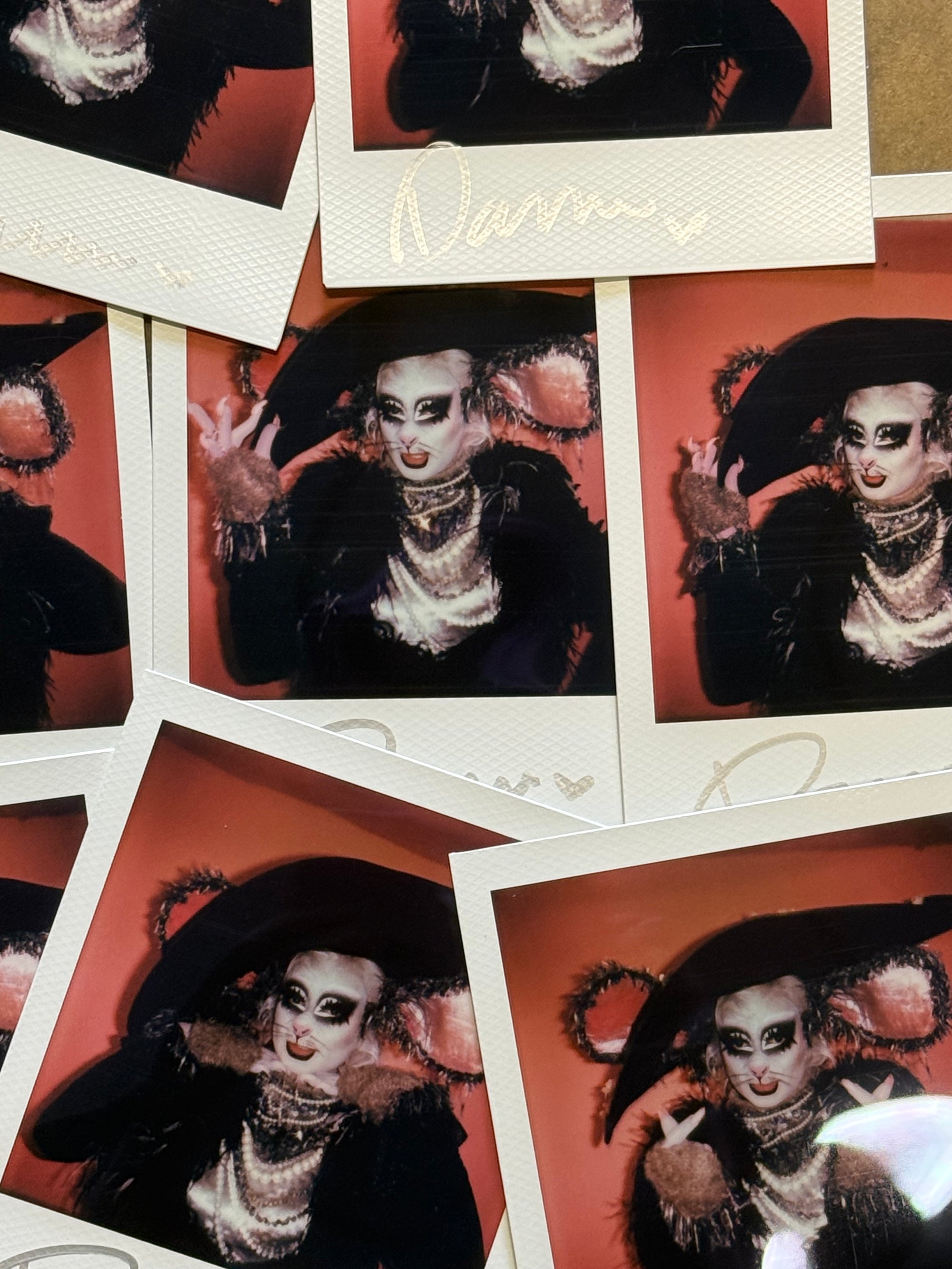 Rat Runway Signed Polaroids