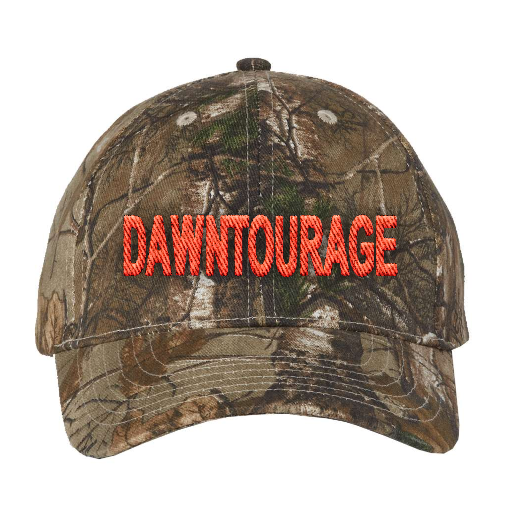 Dawntourage Embroidered Real Tree Cap